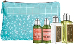 Духи, Парфюмерия, косметика Набор - L'Occitane Aromacologia & Verbena Travel Set (shmp/35ml + cond/35ml + sh/gel/75ml + b/lot/50ml)