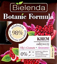 Духи, Парфюмерия, косметика Крем для лица "Масло граната и амарантус" - Bielenda Botanic Formula Nourishing Face Cream Pomegranate Oil+Amaranth