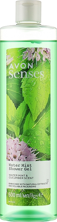 Гель для душу "М'ятна свіжість" - Avon Senses Water Mint Shower Gel — фото N2