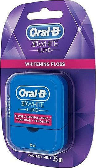 Зубна нитка - Oral-B 3D White Luxe Floss — фото N2