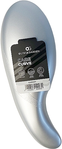 Щітка для волосся - Olivia Garden Expert Care Nylon Bristles Silver — фото N2