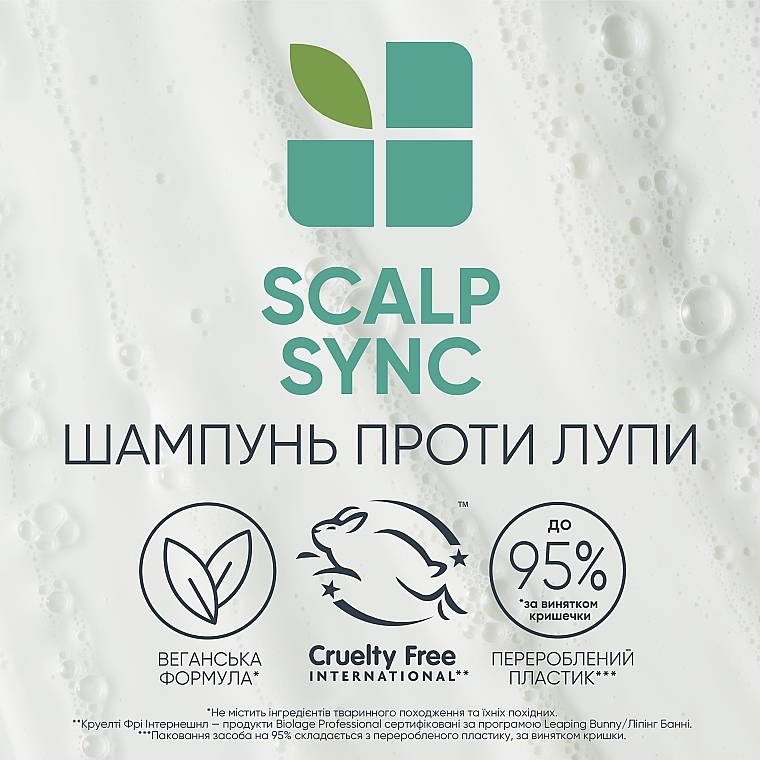Шампунь против перхоти - Biolage Scalpsync Anti-Dandruff Shampoo — фото N7