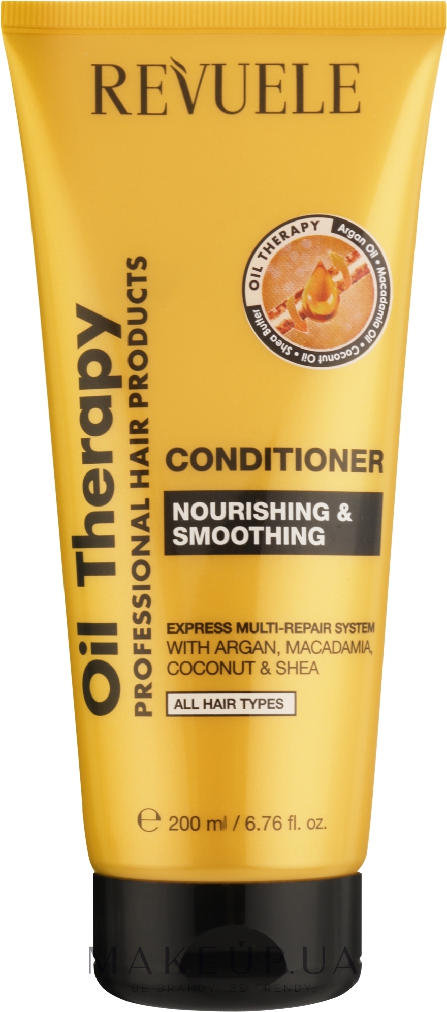 Кондиционер для волос "Питание и разглаживание" - Revuele Oil Therapy Conditioner — фото 200ml