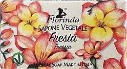Мило натуральне "Фрезія" - Florinda Sapone Vegetale Freesia — фото N1