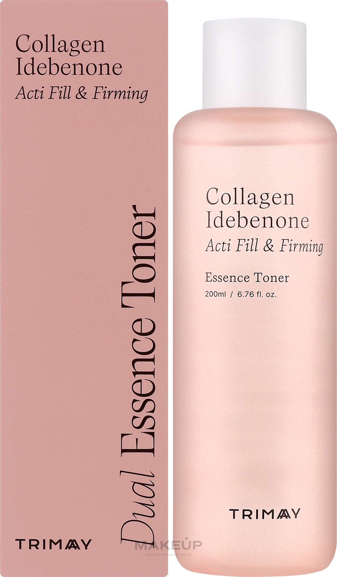 Укрепляющий тонер-эссенция с коллагеном - Trimay Collagen Idebenone Acti Fill & Firming Dual Essence Toner — фото 200ml