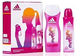 Духи, Парфюмерия, косметика Adidas Fruity Rhythm - Набор (sh/gel/250ml + deo/spray/150ml)