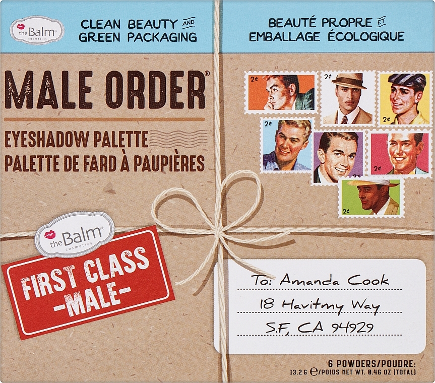 Палетка теней для век - theBalm Male Order Eyeshadow Palette — фото N2