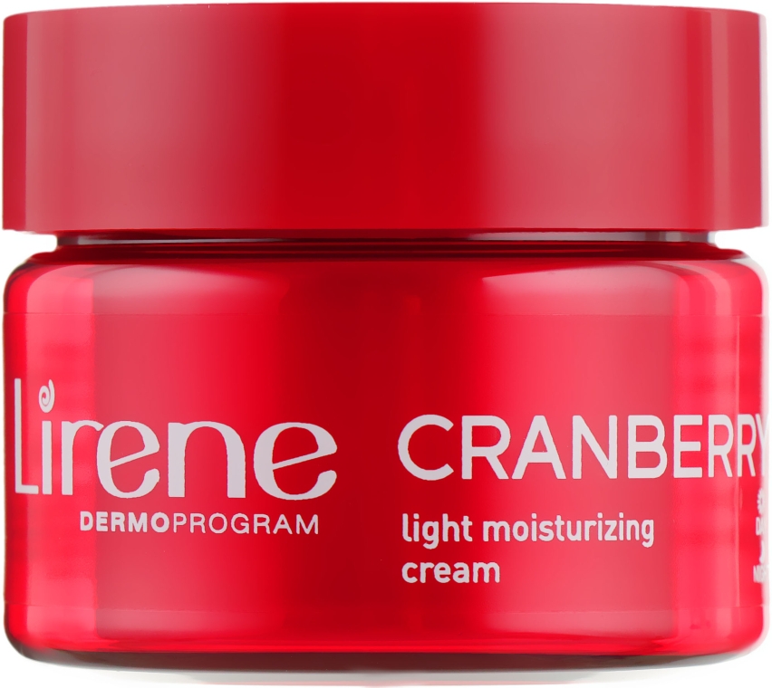 Легкий увлажняющий клюквенный крем для лица - Lirene Superfood For Skin — фото N2