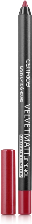 Олівець для губ - Catrice Lipliner Velvet Matt Lip Pencil Colour And Contour — фото N1