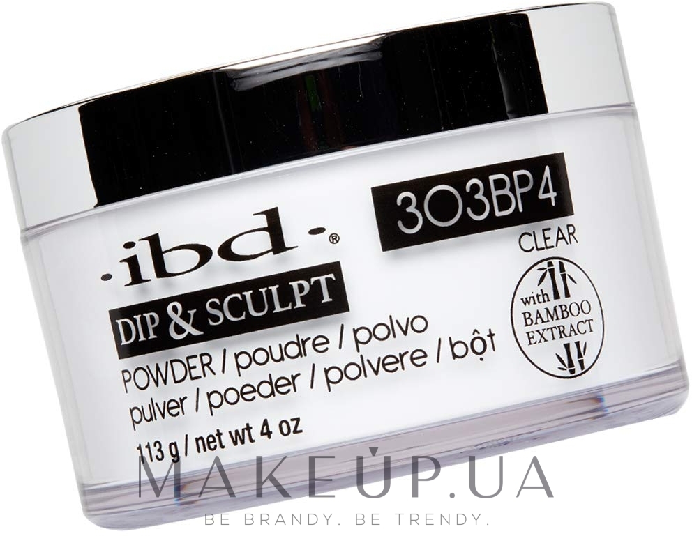 Пудра для ногтей, 113 г - ibd Dip & Sculpt Powder  — фото Clear