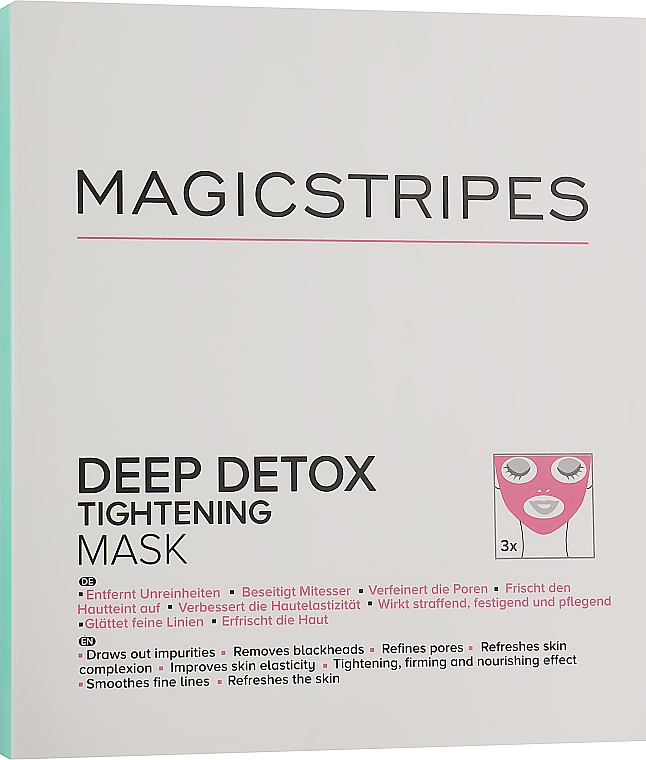 Маска-детокс "Глибоке очищення шкіри" - Magicstripes Deep Detox Tightening Mask