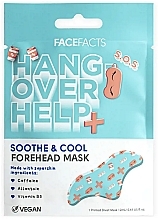 Духи, Парфюмерия, косметика Успокаивающая маска для лба при похмелье - Face Facts Hangover Help Soothing Forehead Mask 