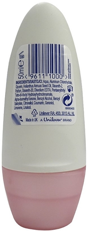 Дезодорант кульковий - Dove Roll-on Deodorant Talc Soft — фото N2