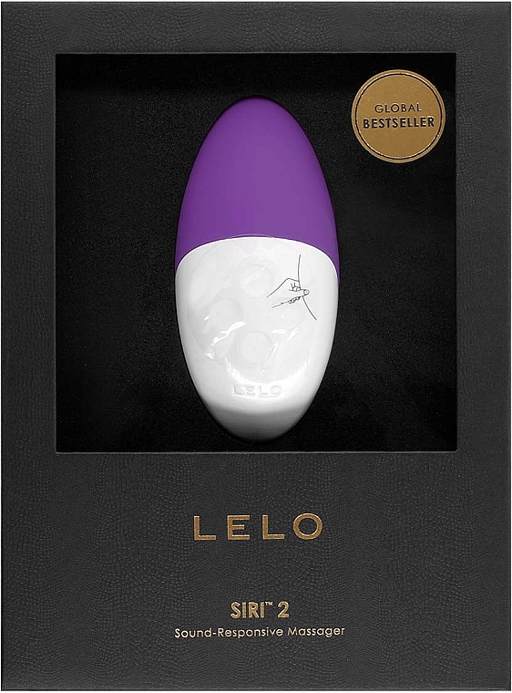 Музыкальный вибратор для женщин, фиолетовый - Lelo Siri 2 Purple — фото N1