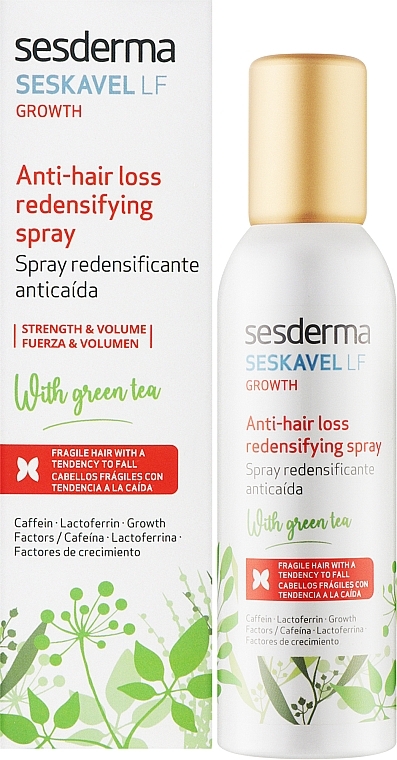 Відновлювальний спрей проти випадіння волосся - Sesderma Seskavel LF Growth Redensifying Anti-Falling Spray — фото N2