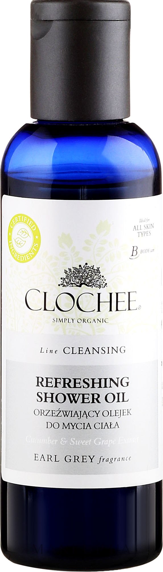 Олія для душу - Clochee Cleansing Refreshing Shower Oil — фото 100ml