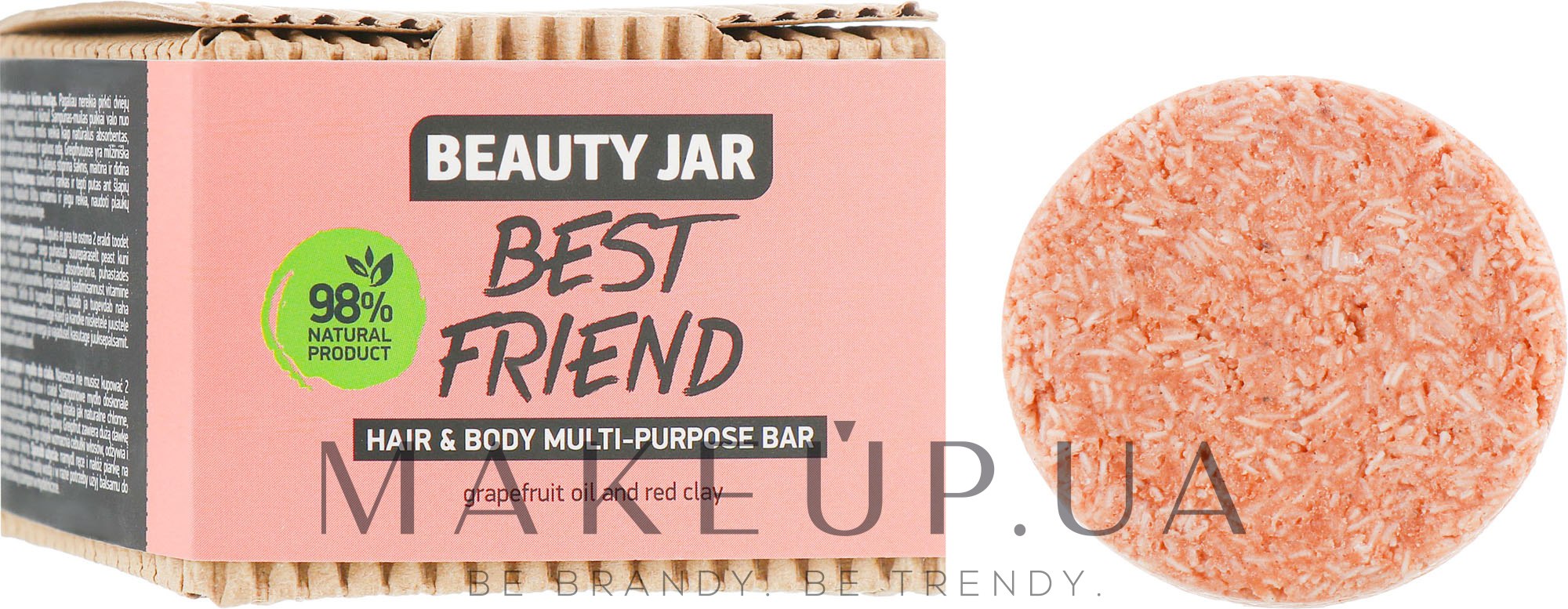 Мыло для волос и тела - Beauty Jar Best Friend Hair & Body Multi-Purpose Bar — фото 65g