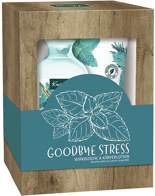 Набор "Прощай, стресс" - Kneipp Goodbye Stress Set (sh/gel/250ml + b/lot/200ml) — фото N1