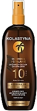 Духи, Парфюмерия, косметика Солнцезащитное масло для тела SPF 10 - Kolastyna