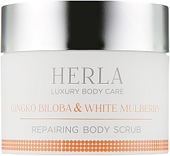 Скраб для тіла - Herla Luxury Body Care Gingko Biloba & White Mulberry Body Scrub — фото N2