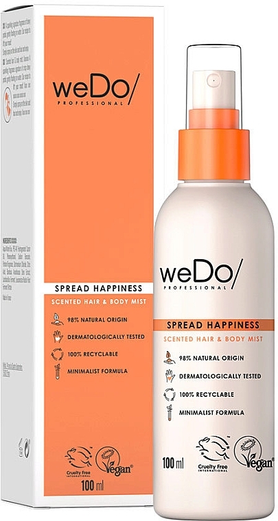 Мист для волос и тела - WeDo Professional Spread Happiness Hair Perfume & Body Mist — фото N1