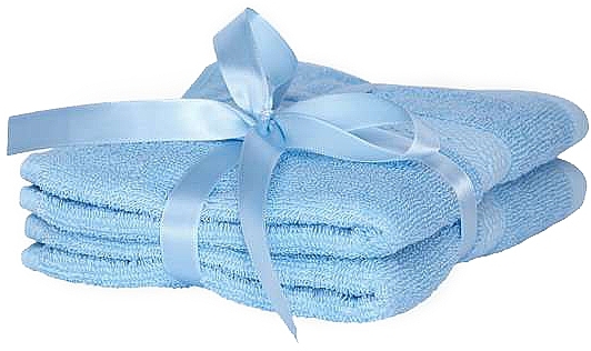 Полотенце для лица, голубые - Oriflame Arctic Ritual Towel Set — фото N1