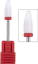 Парфумерія, косметика Насадка для фрезера керамічна (F) червона Tirch Cylinder - Vizavi Professional