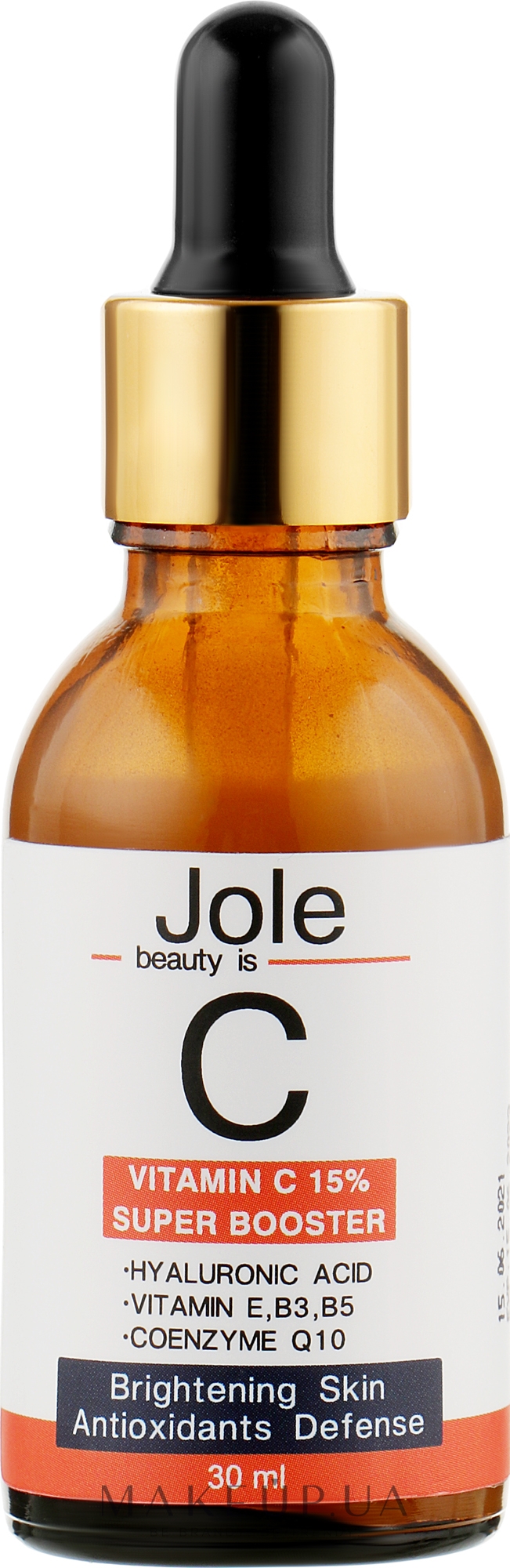 Сироватка-бустер для обличчя - Jole Vitamin C 15% Super Booster — фото 30ml