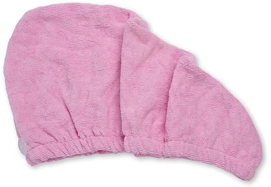 Рушник для волосся, рожевий - IDC Institute Fast Drying Hair Turban — фото N2