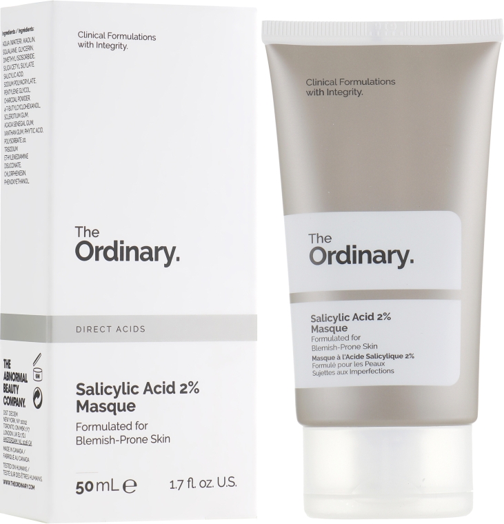 Маска для лица с салициловой кислотой - The Ordinary Salicylic Acid 2% Masque — фото N1