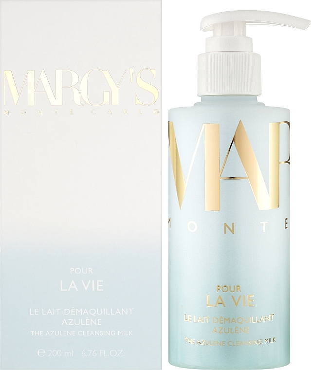 Очищувальне молочко з азуленом - Margy's Pour La Vie The Azulene Cleansing Milk — фото N2