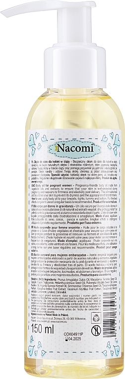 Олія для догляду за шкірою вагітних жінок - Nacomi Pregnant Care Body Oil — фото N2