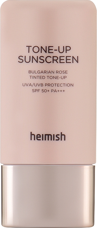 Солнцезащитный тонирующий праймер с розой - Heimish Bulgarian Rose Tone-up Sunscreen SPF50+ — фото N1