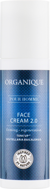 Крем для обличчя комплексної дії для чоловіків - Organique Pour Homme Firming and Regenerating Face Cream 2.0 — фото N1
