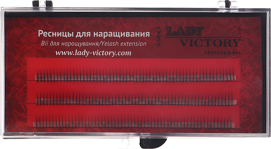Ресницы пучковые, 08 мм - Lady Victory — фото N1
