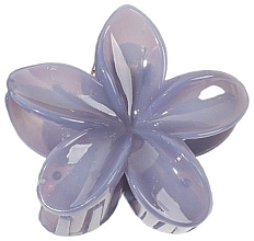 Заколка-краб для волос "Цветок", фиолетовая - Ecarla — фото N1