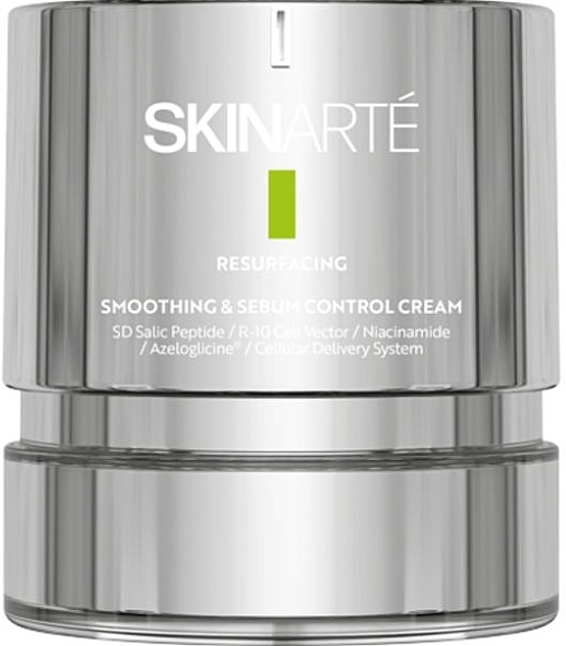 Розгладжувальний себорегулювальний крем для обличчя - Skinarte Resurfacing Smoothing & Sebum Control Cream — фото N1