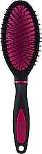 Щітка для волосся, рожево-чорна - Titania Pneumatic Hair Brush — фото N1