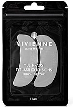 Духи, Парфюмерия, косметика Патчи силиконовые, белые - Vivienne Multi-Pads Eyelash Extensions