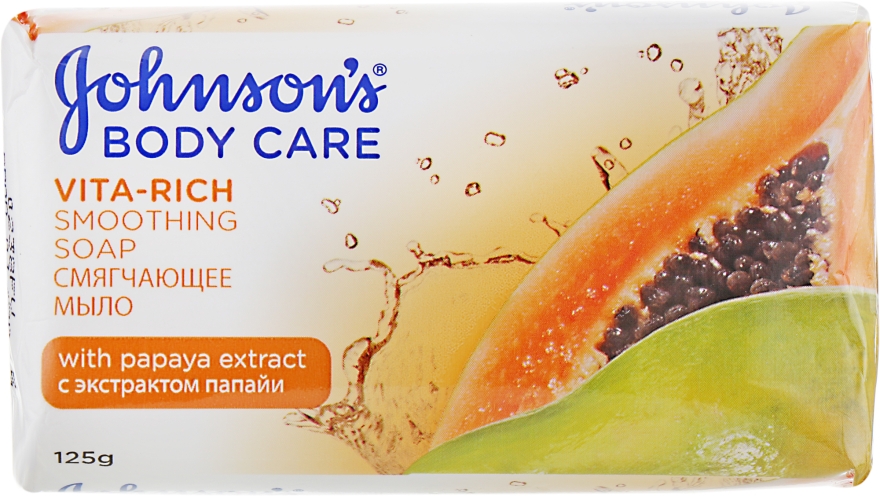 Смягчающее мыло с экстрактом папайи - Johnson’s® Body Care Vita-Rich — фото N2