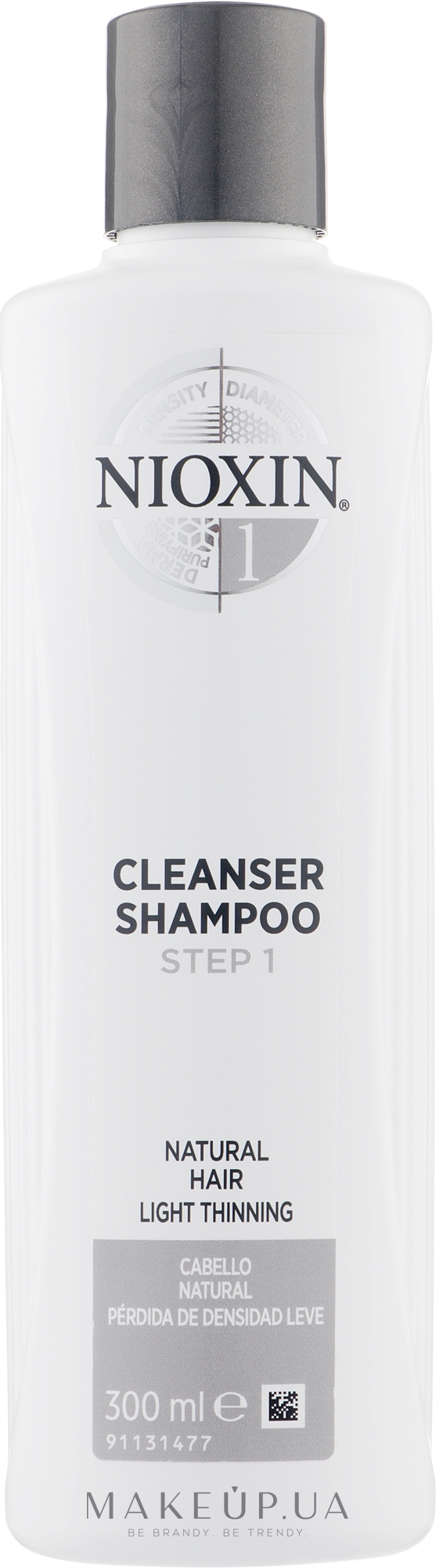 Очищающий шампунь - Nioxin Thinning Hair System 1 Cleanser Shampoo — фото 300ml
