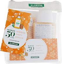 Духи, Парфюмерия, косметика Набор дорожный "Манго" - Klorane (shm/100ml + balm/50ml + bag)