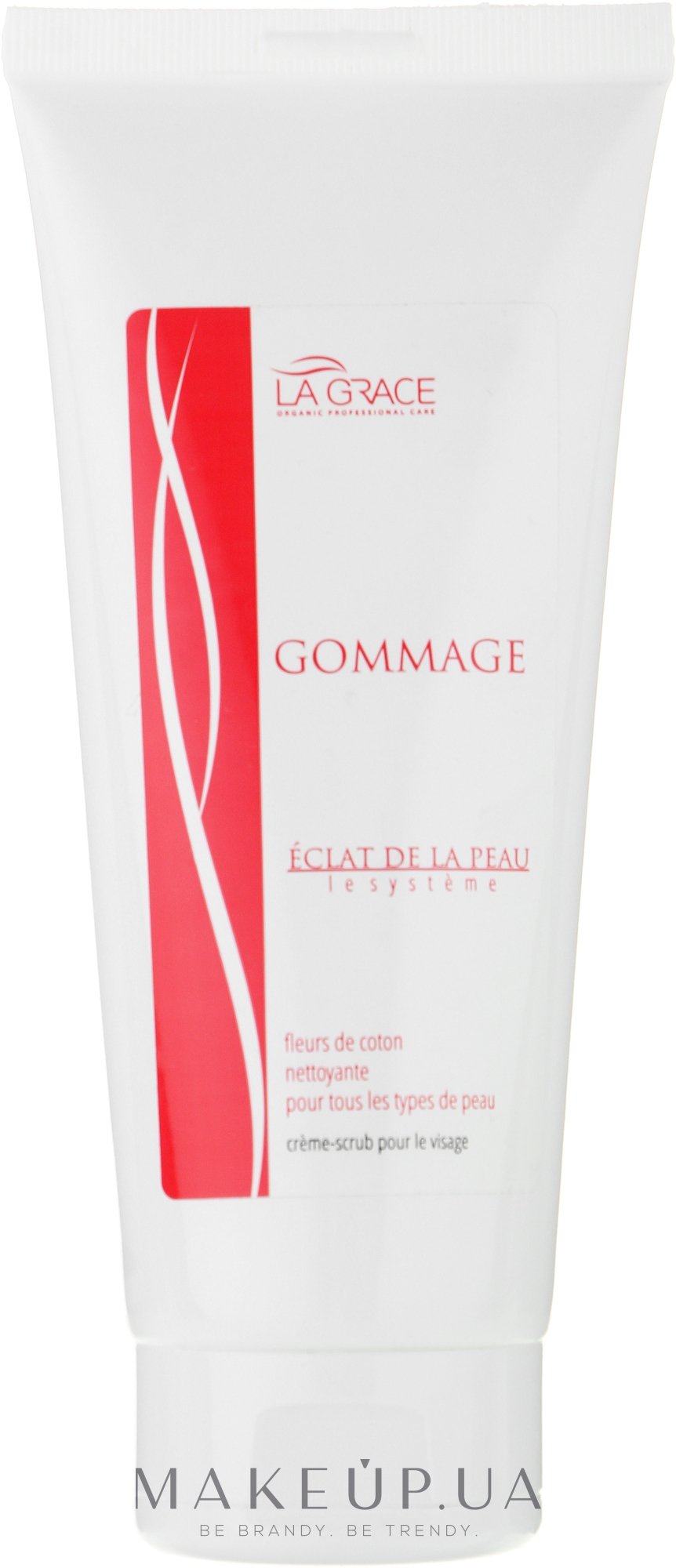 Хлопковый гоммаж - La Grace Eclat De La Peau Gommage Coton — фото 200ml