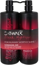 Духи, Парфюмерия, косметика Набор - Tigi Catwalk Sleek Mystique (sh/750ml + cond/750ml)