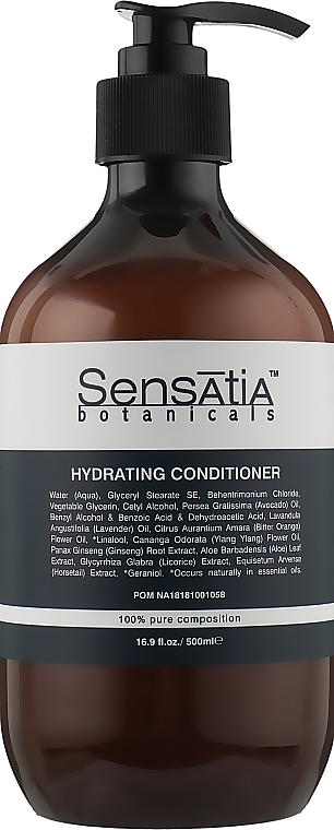 Кондиціонер для волосся "Зволоження" - Sensatia Botanicals Hydrating Conditioner — фото N1