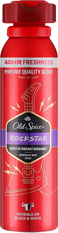 Аерозольний дезодорант - Old Spice Rockstar Deodorant Spray — фото N1