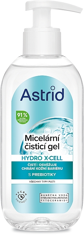 Міцелярний гель - Astrid Hydro X-Cell Micellar Cleansing Gel — фото N1