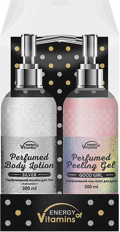 Подарочный набор - Energy of Vitamins Perfumed Good Girl (b/gel-peel/300ml + b/lot/300ml)