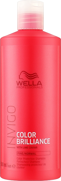 Шампунь для фарбованого нормального і тонкого волосся - Wella Professionals Invigo Color Brilliance Color Protection Shampoo — фото N3