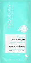 Парфумерія, косметика Очищувальні серветки для обличчя й тіла - Teaology Yoga Care Purity Shower Body Wipe